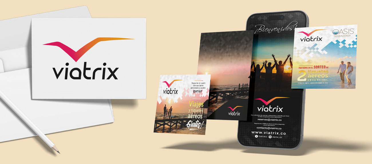 Daniel Rios Oquendo - Portafolio - Viatrix - Logo y diferentes diseños